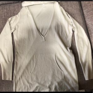 Casual, cream pullover